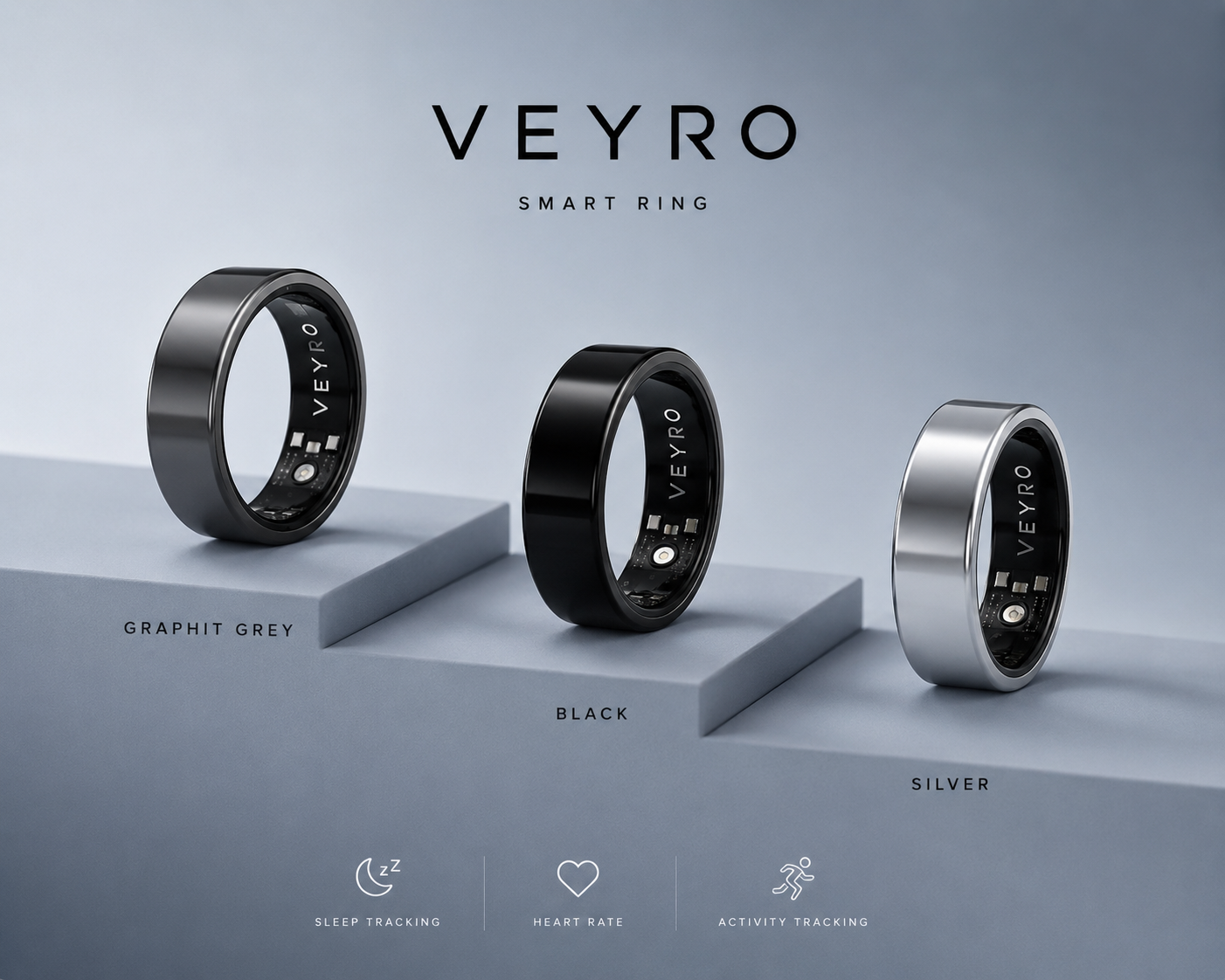 VEYRO inner biometric sensor array close up